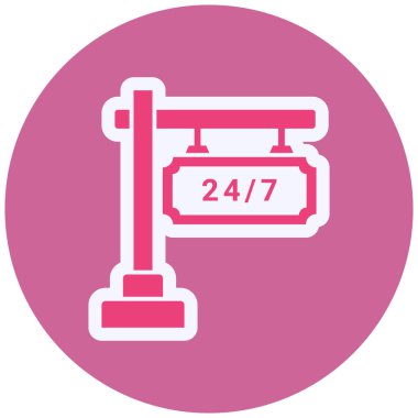 Açık simgenin vektör illüstrasyonu