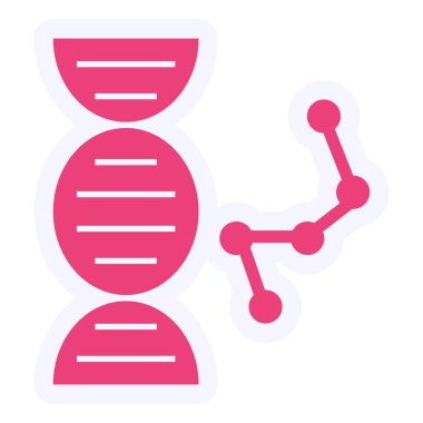 Genetic Engineering. web icon simple design