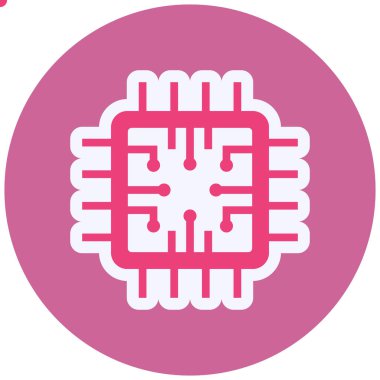 vector illustration of modern Circuit  icon