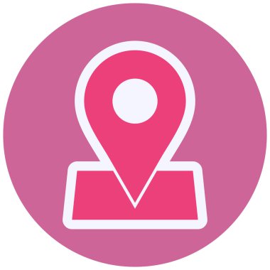 simple web illustration of location icon