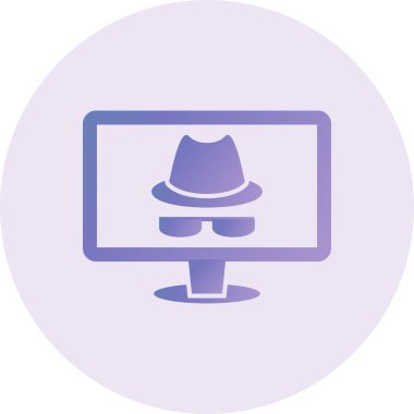 Casus Yazılım Vektörü Kabartma Simgesi Tasarımı