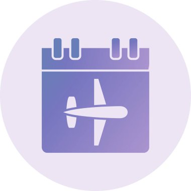 uçak ikonu vektör illüstrasyonu