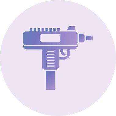 Uzi icon. simple illustration  