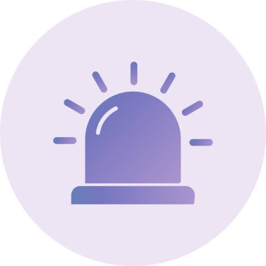 web illustration of single alert icon