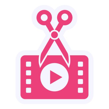 simple icon of Video Editing app
