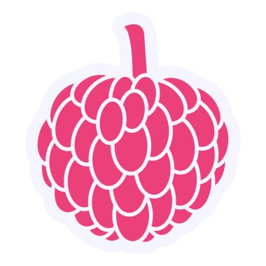 Custard Apple Vector lyph Icon Design