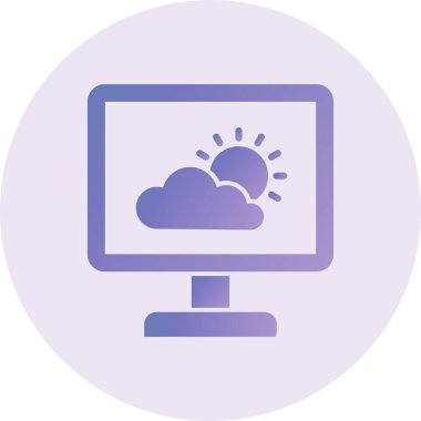 weather vector icon modern simple design. Forecast 