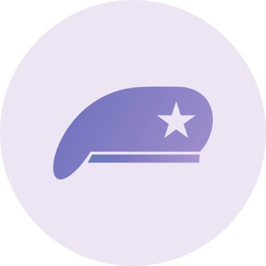 Askeri Şapka 'nın vektör çizimi 