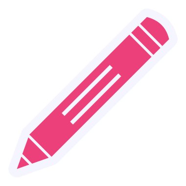 Pencil Vector lyph Icon Design