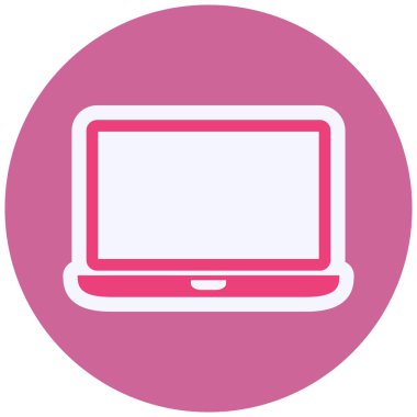 Bilgisayar. Web simgesi vektör illüstrasyonu