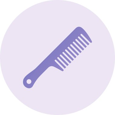 hair comb icon. trendy flat style illustration.