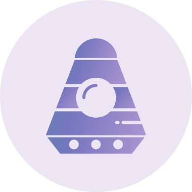 uzay kapsülü vektör çizim