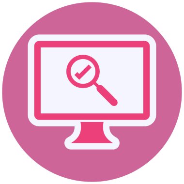 Düzeltiyorum. Web simgesi basit illüstrasyon