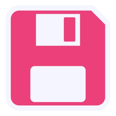 Disket simgesi. vektör illüstrasyonu