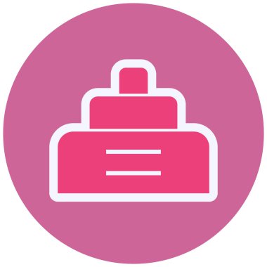 Hediye. Web simgesi basit illüstrasyon