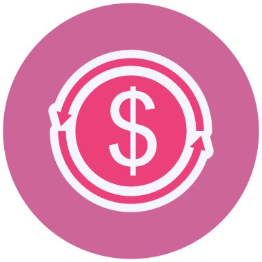 dollar. web icon simple illustration. Money Flow