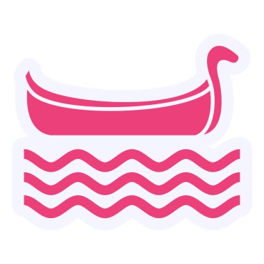 Kumsal. Web simgesi basit tasarım