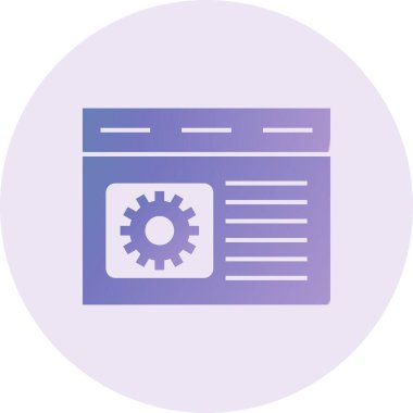 İyimserlik. Web simgesi basit illüstrasyon