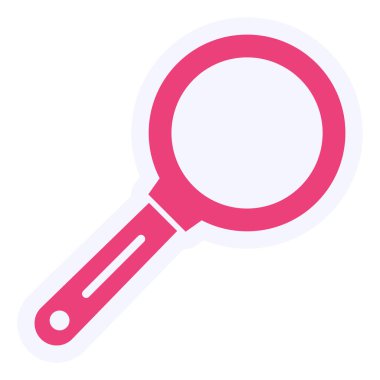magnifying glass, web icon simple illustration