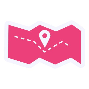 Harita iğnesi. Web simgesi