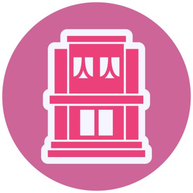 hotel vektör çizim