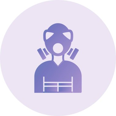 İtfaiyeci Vektör Kabartma Simgesi Tasarımı 