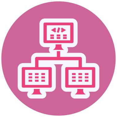 Görev yeri. Web simgesi basit illüstrasyon