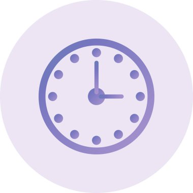 Saat simgesinin vektör illüstrasyonu