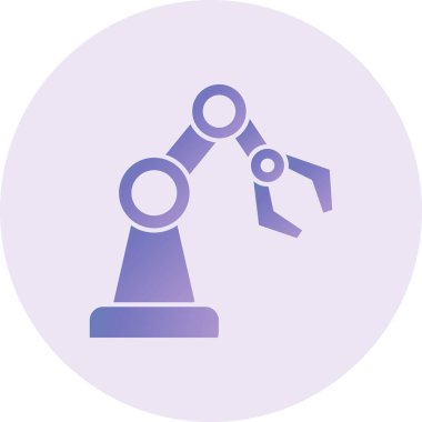 Robot kolun vektör illüstrasyonu