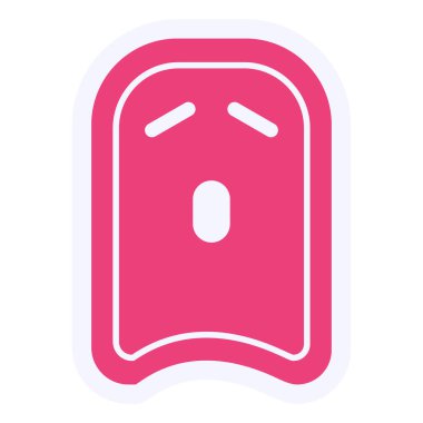 Pool Kickboard. web icon simple illustration