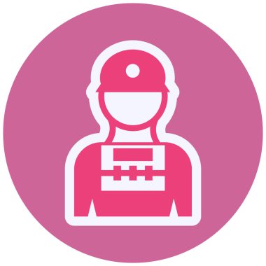 Soldier . web icon simple illustration