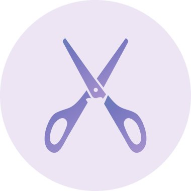 Scissor Vector lyph Icon Design