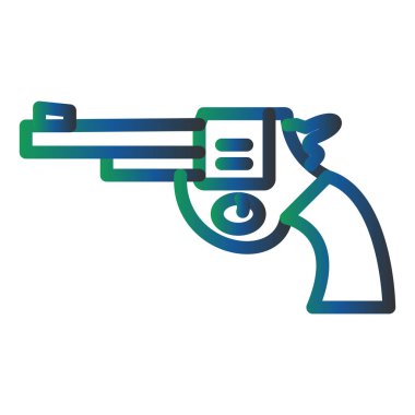 silah simgesi vektör illüstrasyonu