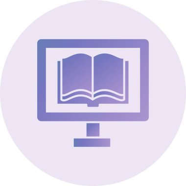 Online Library Vector Glyph Icon Design