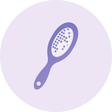 vector illustration of Hair Brush