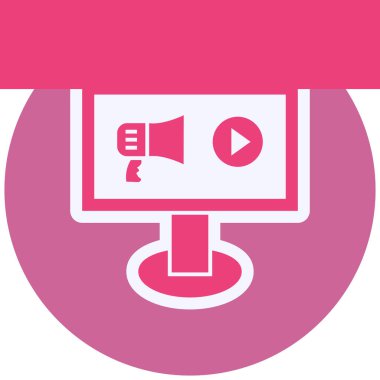 web design icon for development. vector illustration. Video Advertising