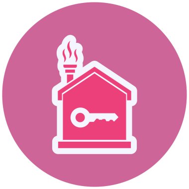 Anahtar. Web simgesi basit illüstrasyon 