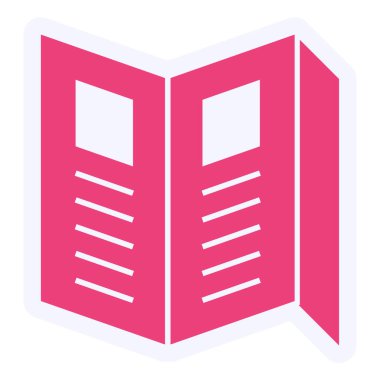 Broşür Vektörü Sembol Tasarımı