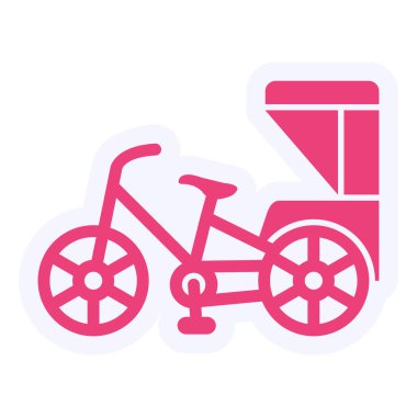 vector illustration of modern Cycle icon