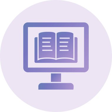 kitap simgesi vektör illüstrasyonu 