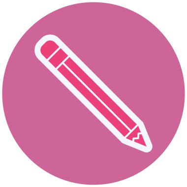  Kalem Vektörü Şekil Simgesi Tasarımı