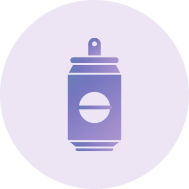 Can simgesinin vektör illüstrasyonu