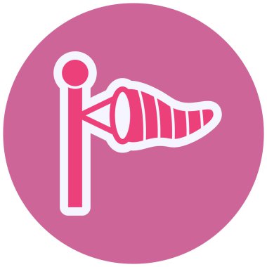 vector illustration of Windsock 