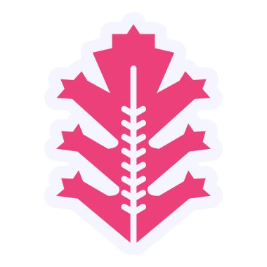 Frisee simge vektör illüstrasyonu