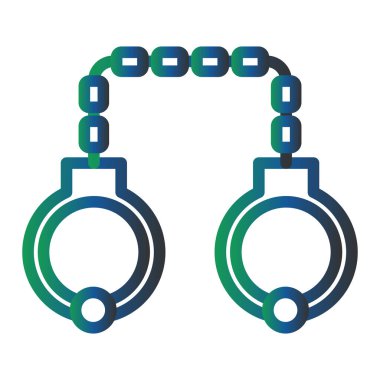 Kelepçeler. Web simgesi basit tasarım 