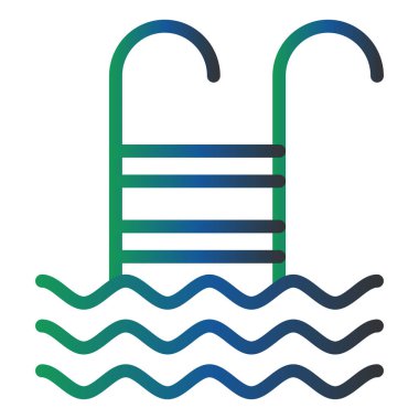 Yüzme Havuzu vektör çizim