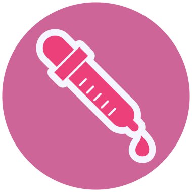 Pipette Vector Glyph Icon Design