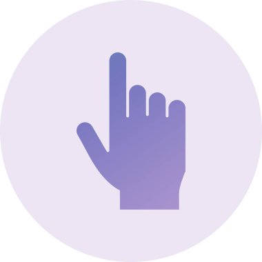 Pointing Hand web icon vector illustration