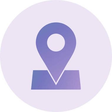 simple web illustration of location icon