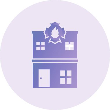 İtfaiye Departmanı Vektör Sembol Tasarımı 